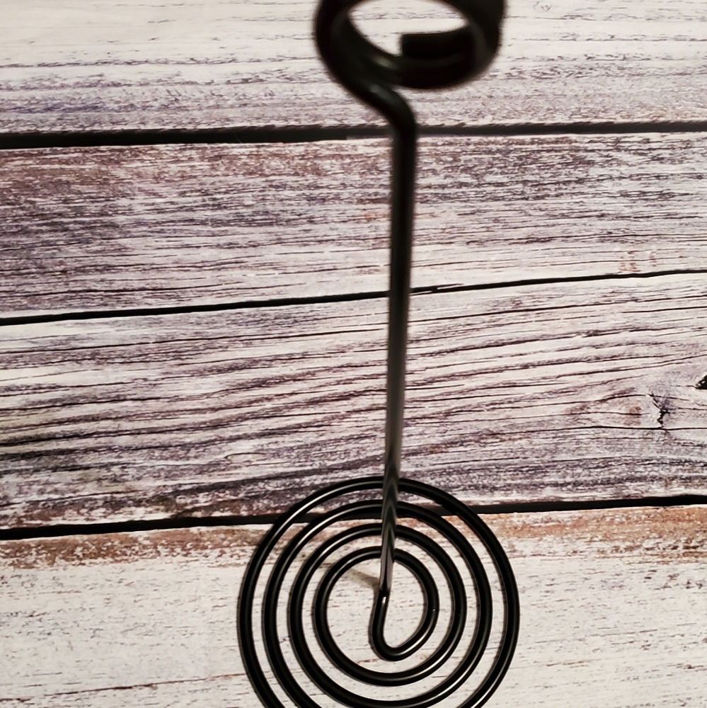 NEW American Metalcraft 12" High Swirl Card Holder